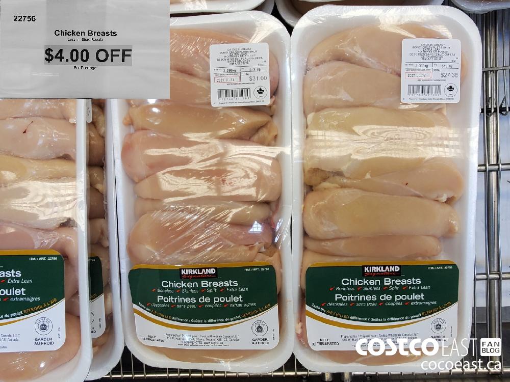 22756 Chicken Breasts ($4.00 INSTANT SAVINGS)