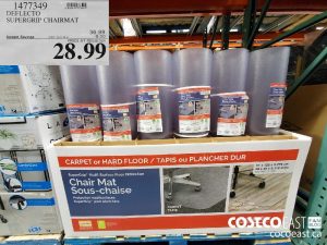 1477349
DEFLECTO SUPERGRIP CHAIRMAT 
($8.00 INSTANT SAVINGS EXPIRES ON 2021-08-01)
$28.99