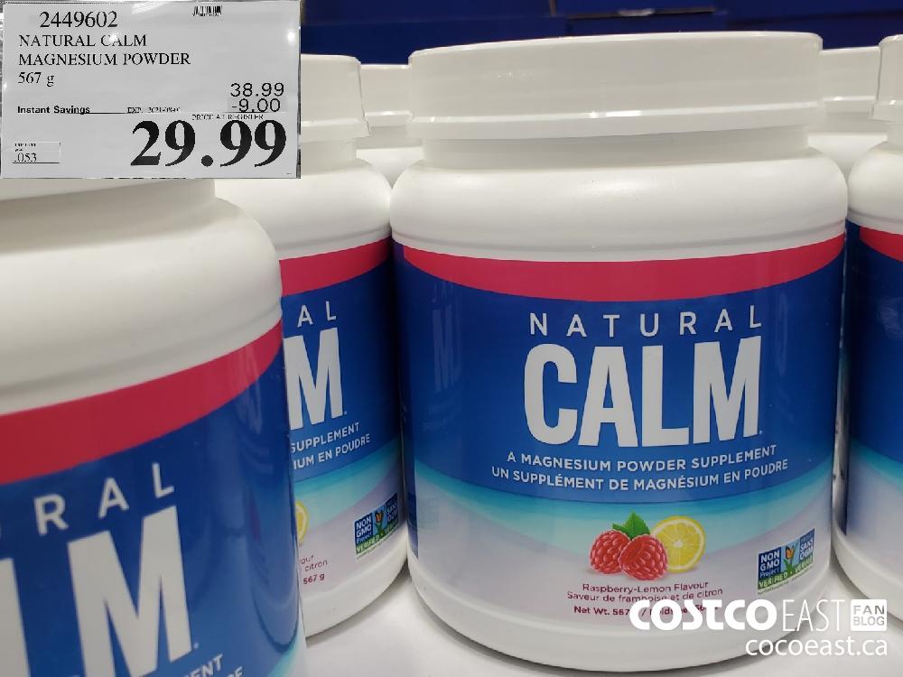 2449602 NATURAL CALM MAGNESIUM POWDER 567 G ($9.00 INSTANT SAVINGS EXPIRES ON 2021-08-01) $29.99