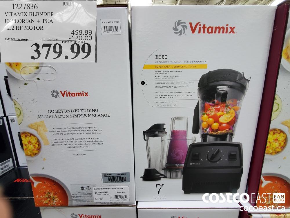 1227836 VITAMIX BLENDER EXPLORIAN + PCA 2.2 HP MOTOR ($120.00 INSTANT SAVINGS EXPIRES ON 2021-08-01) $379.99
