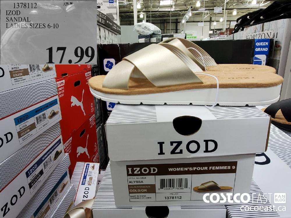 1378112 IZOD SANDAL LADIES SIZES 6-10 $17.99