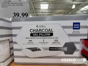 2261888
COMFORT REVOLUTION CHARCOAL GEL PILLOW QUEEN  
$39.99