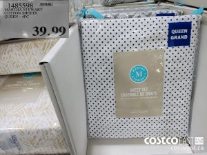 1485598
MARTHA STEWART COTTON SHEETS QUEEN - 4PC 
$39.99