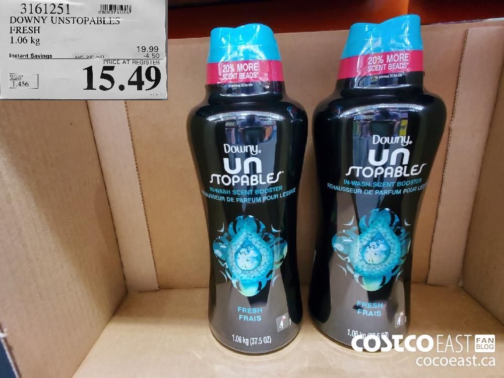 3161251 DOWNY UNSTAOPABLES FRESH 1.06 kg ($4.50 INSTANT SAVINGS EXPIRES ON 2021-08-01) $15.49