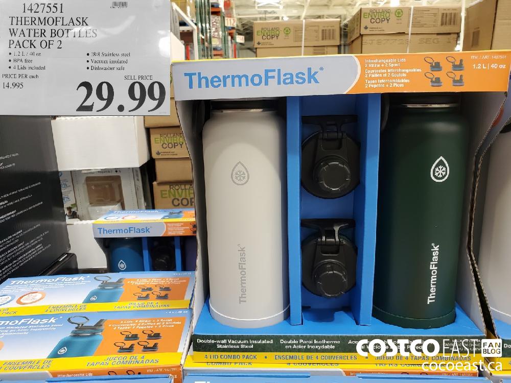 1427551 THERMOFLASK WATER BOT: LES PACKS $29.99