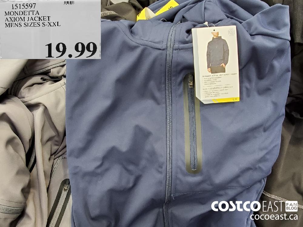1515597 mondetta axiom jacket mens sizes s xxl 19 99 - Costco East Fan Blog