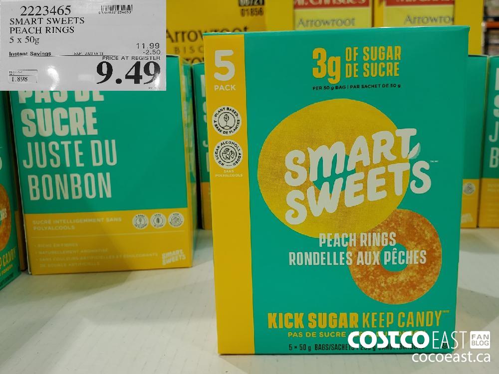 2223465 SMART SWEETS PEACH RINGS 5 x 50g ($2.50 INSTANT SAVINGS EXPIRES ON 2021-08-01) $9.49