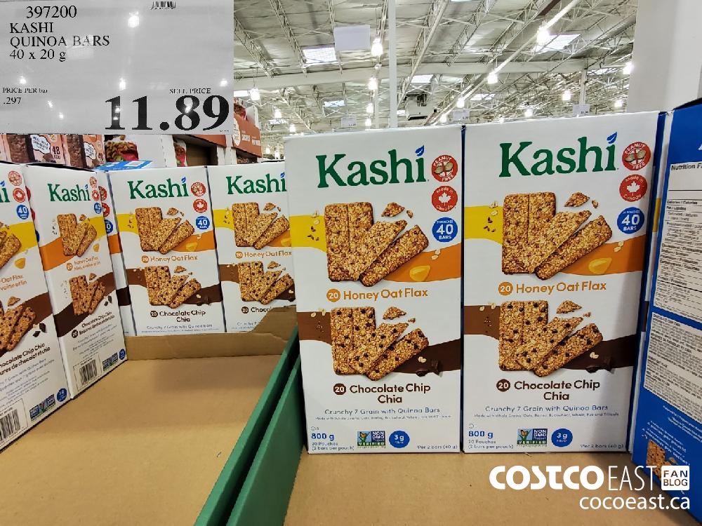 397200 KASHI QUINOA BARS 40 x 20 g $11.89