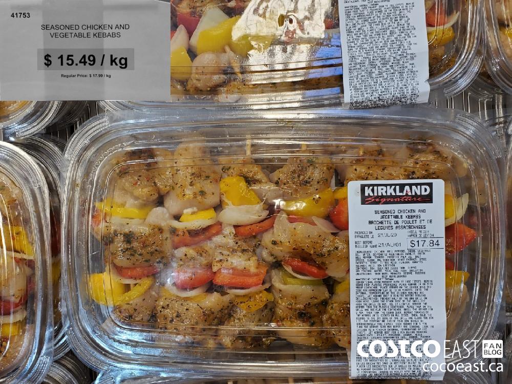 41753 SEASONED CHICKEN AND VEGETABLE KEBABS ($2.50 INSTANT SAVINGS)