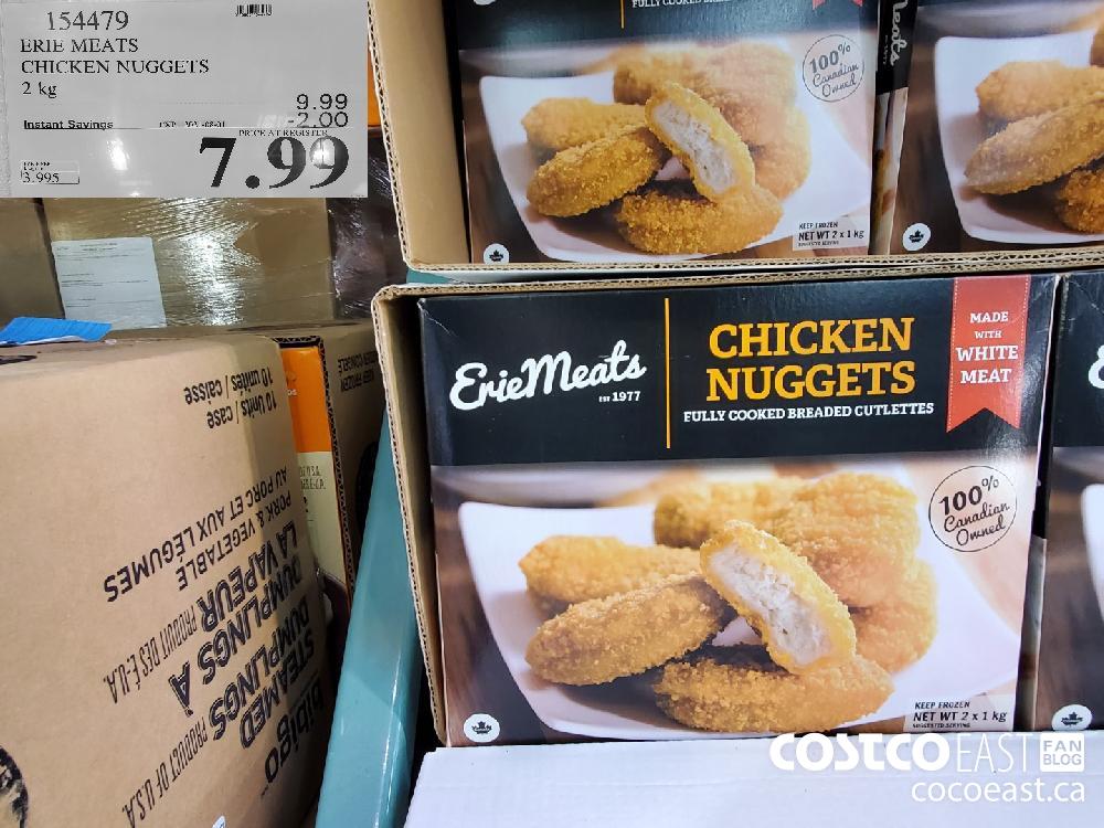 154479 ERIE MEATS CHICKEN NUGGETS 2 KG ($2.00 INSTANT SAVINGS EXPIRES ON 2021-08-01) $7.99
