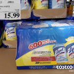 8529633LYSOL DISINFECTING WIPES 6 x 100 wipes ($4.00 INSTANT SAVINGS EXPIRES ON 2021-08-01)$15.99