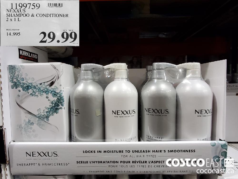 1199759 NEXXUS SHAMPOO & CONDITIONER 2 X1L $29.99