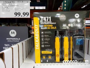 1504470
MOTOROLA 2 WAY RADIOS 1471 3-PACK 
$99.99
