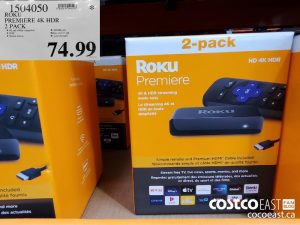 1504050
ROKU PREMIERE 4K HDR 2 PACK 
$74.99