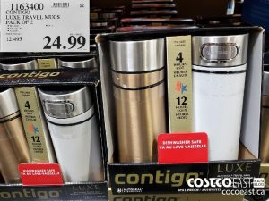 1163400
CONTIGO LUXE TRAVEL MUGS PACK OF 2 
$24.99