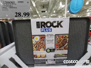 1266060
THE ROCK PLUS REVERSIBLE GRILL / GRIDDLE 
$28.99