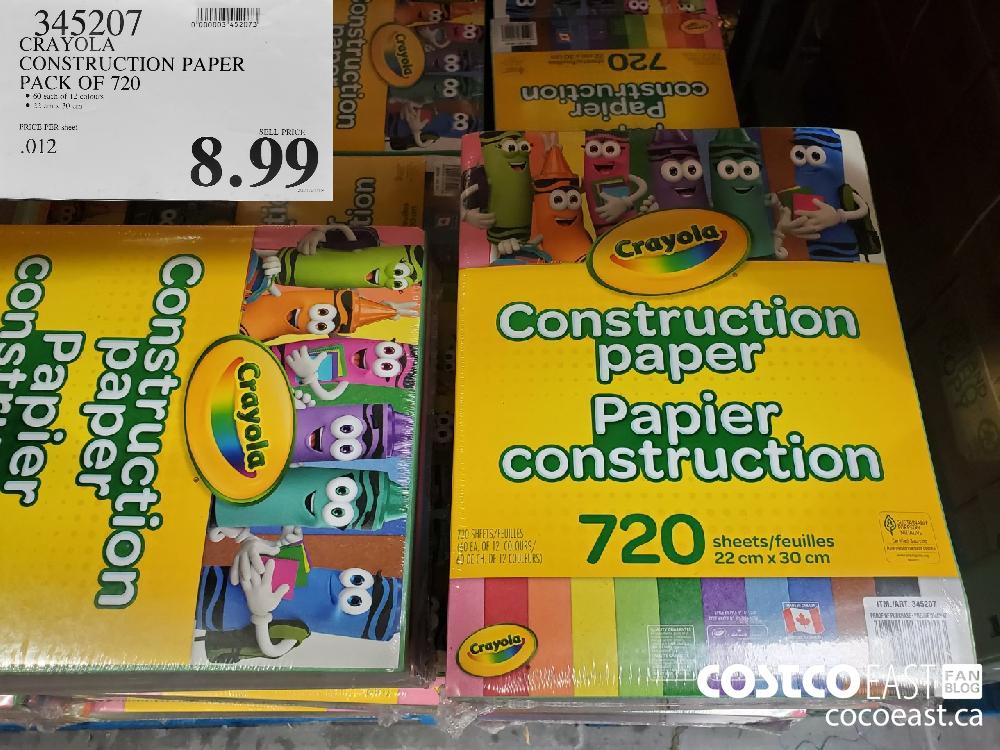 Crayola Construction Paper, 240 Sheets