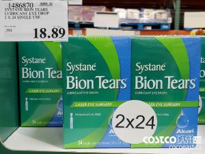 1486870
SYSTANE BION TEARS  LUBRICANT EYE DROP 2 X 24 SINGLE USE 
$18.89