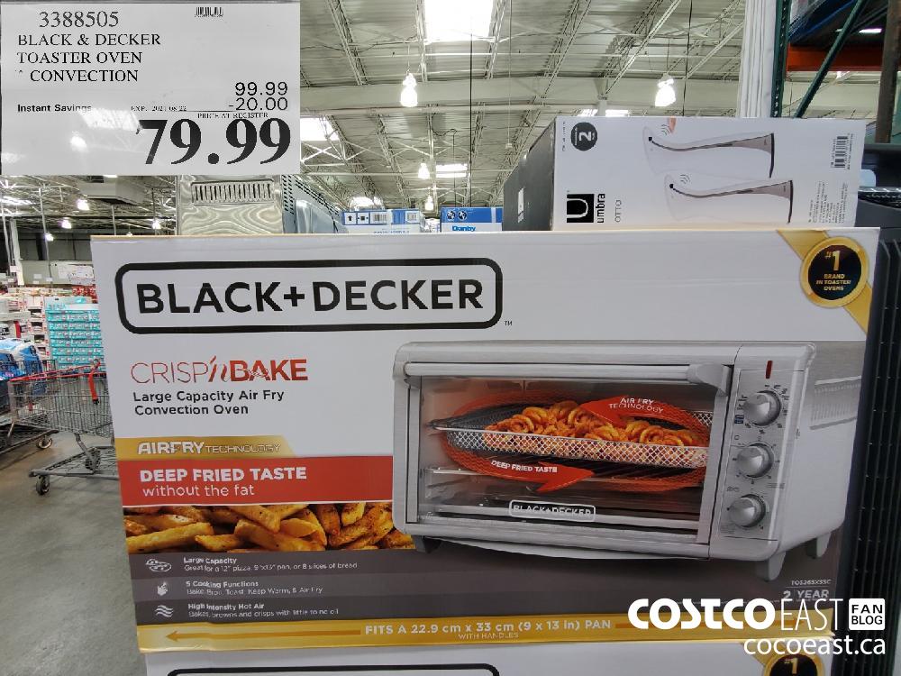 3388505 black decker toaster oven convection 20 00 instant savings