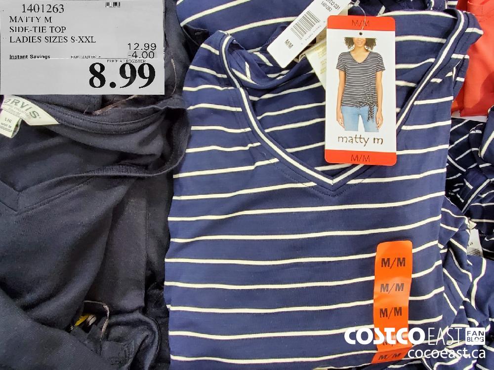 1401263 MATTY M SIDE-TIE TOP - LADIES SIZES S-XXL ($4.00 INSTANT SAVINGS EXPIRES ON 2021-08-15) $8.99