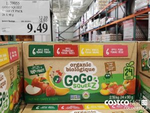 1359955
GOGO SQUEEZ VARIETY PACK 24 X 90G 
($3.50 INSTANT SAVINGS EXPIRES ON 2021-08-29)
$9.49