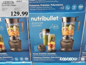 1539376
NUTRI BULLET BLENDER COMBO 
$129.99