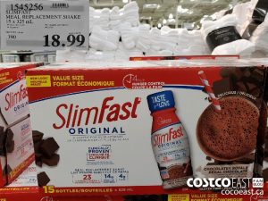 1545256
SLIMFAST MEAL REPLACEMENT SHAKE 15 x 325 mL 
$18.99