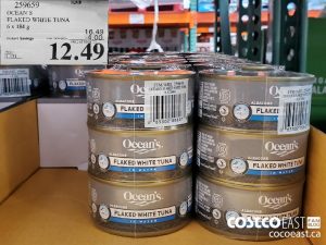 259659
OCEAN'S FLAKED WHITE TUNA 6x 184 g 
($4.00 INSTANT SAVINGS EXPIRES ON 2021-08-29)
$12.49