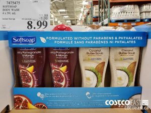 7475475
SOFTSOAP BODY WASH 4x 591 mL 
($3.00 INSTANT SAVINGS EXPIRES ON 2021-08-29)
$8.99