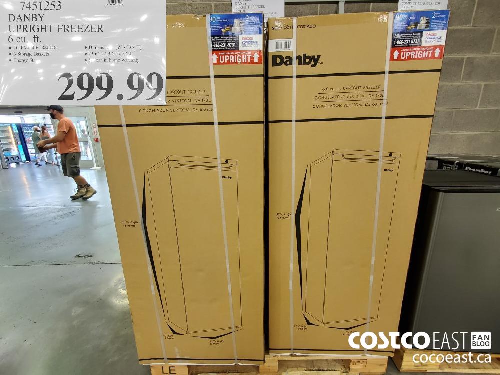 7451253 DANBY UPRIGHT FREEZER 6 cu. ft. $299.99