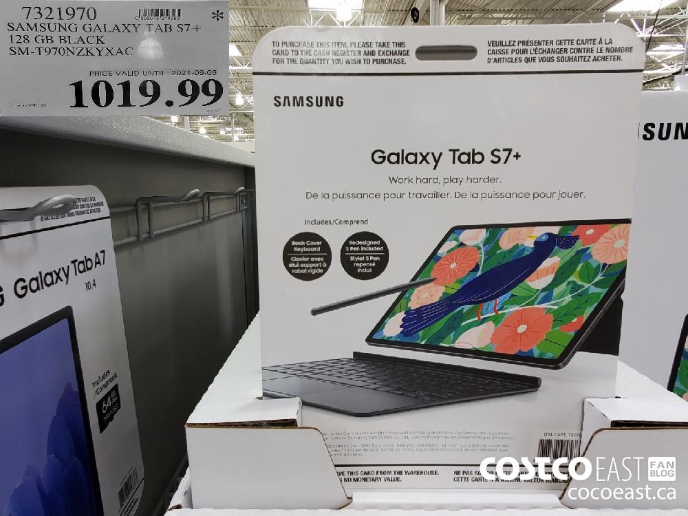 7321970 SAMSUNG GALAXY TAB S7+ 128 GB BLACK SM-TOYTONZKY XAC $1019.99