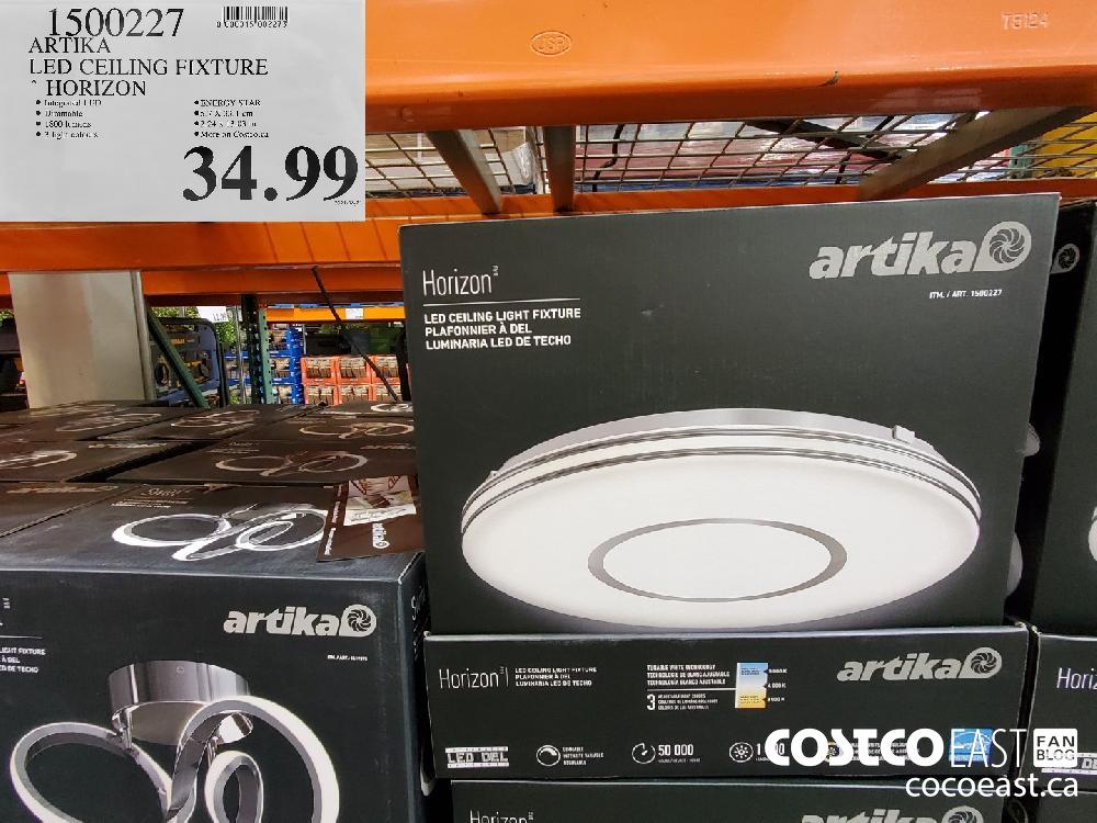 1500227 artika led ceiling fixture horizon 34 99 Costco East Fan