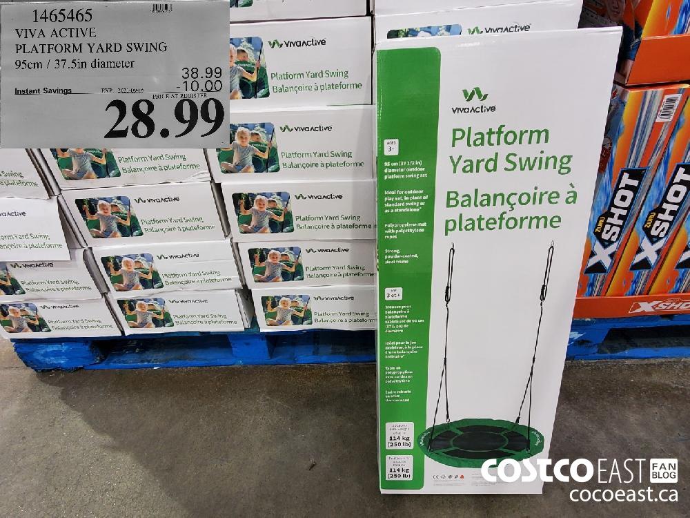 1465465 VIVA ACTIVE PLATFORM YARD SWING 95cm / 37.5in diameter ($10.00 INSTANT SAVINGS EXPIRES ON 2021-09-05) $28.99