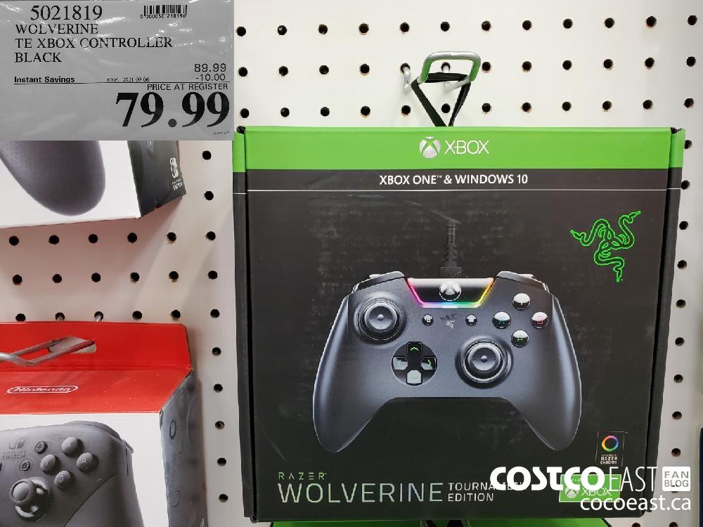 5021819 WOLVERINE TE XBOX CONTROLLER BLACK ($10.00 INSTANT SAVINGS EXPIRES ON 2021-09-06) $79.99