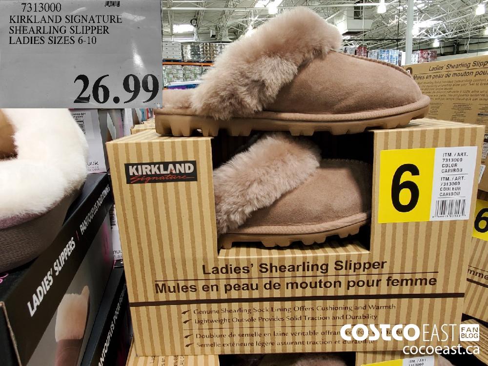 Costco womens outlet shearling slippers