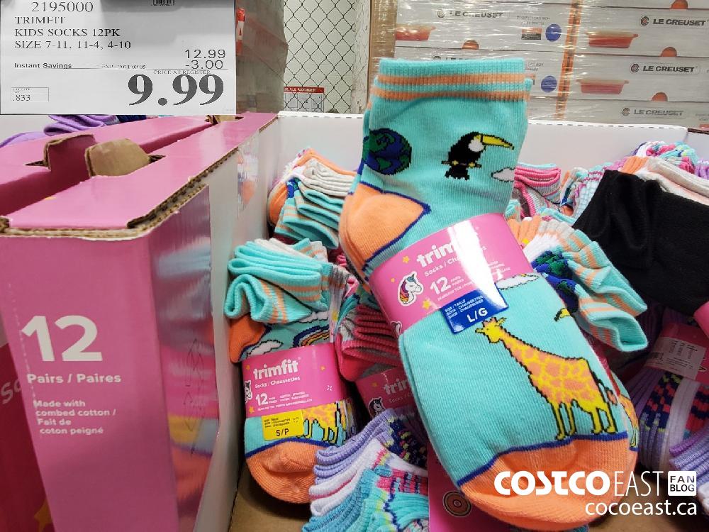 2195001 trimfit kids socks 12pk size 7 11 11 4 4 10 12 99 - Costco East Fan  Blog