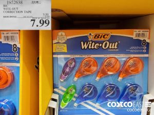 1952638
BIC WITE OUT CORRECTION TAPE  
($2.00 INSTANT SAVINGS EXPIRES ON 2021-09-05)
$7.99