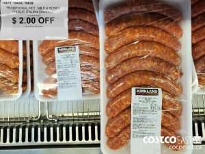 10611
TRADITIONAL HOT, MILD & HONEY GARLIC ITALIAN SAUSAGE 
($2.00 INSTANT SAVINGS)