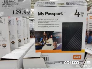 1884040
WESTERN DIGITAL MY PASSPORT 4TB HARD DRIVE 
$129.99