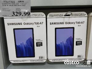7707701
SAMSUNG GALAXY TAB A7 32GB W 64GB MICROCARD 
$329.99
