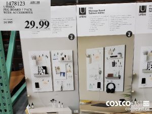 1478123
UMBRA PEG BOARD 2 PACK WITH ACCESSORIES 
$29.99