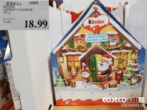 406614
KINDER ADVENT CALENDAR 351G 
$18.99