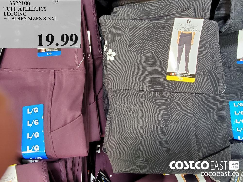 3322100 TUFF ATHLETICS LEGGINGS LADIES SIZES S XXL 5 00 INSTANT SAVINGS  EXPIRES ON 2020 11 08 14 99 - Costco East Fan Blog