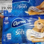 5046635CHARMIN ULTRA SOFT BATHROOM TISSUE 30 ROLLS X 214 SHEETS ($5.00 INSTANT SAVINGS EXPIRES ON 2021-09-12)$19.99