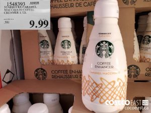 1548393
STARBUCKS CARAMEL MACCHIATO COFFEE CREAMER 1.72L 
$9.99