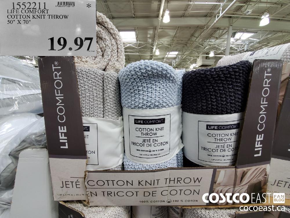 1552211 life comfort cotton knit throw 50 x 70 19 97 - Costco East Fan Blog