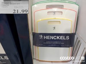 1379331
HENCKELS CUTTING BOARD SET 3 PIECES 
$21.99