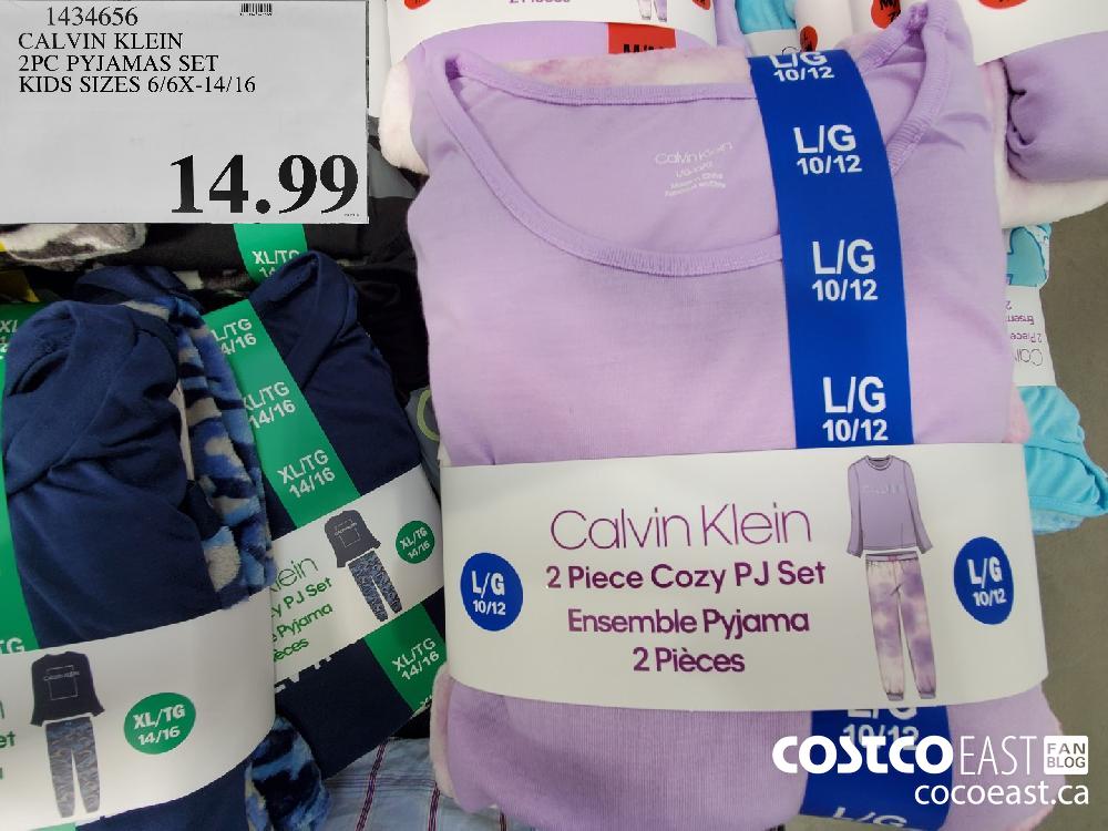 1434656 calvin klein 2pc pyjamas set kids sizes 6 6x 14 16 14 99 - Costco  East Fan Blog