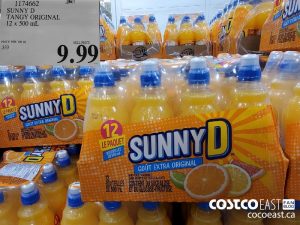 1174662
SUNNY D TANGY ORIGINAL 12 x 500 mL 
$9.99