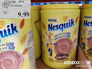1276789
NESQUIK CHOCOLATE POWDER 1.36 kg 
$9.99